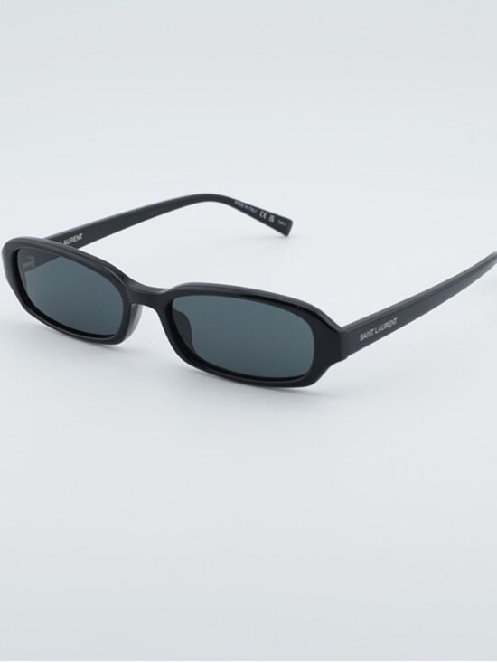 Saint Laurent Accessories - Saint Laurent SL872 ERIN 001 Sunglasses Black Rectangle Frame, Black Lenses